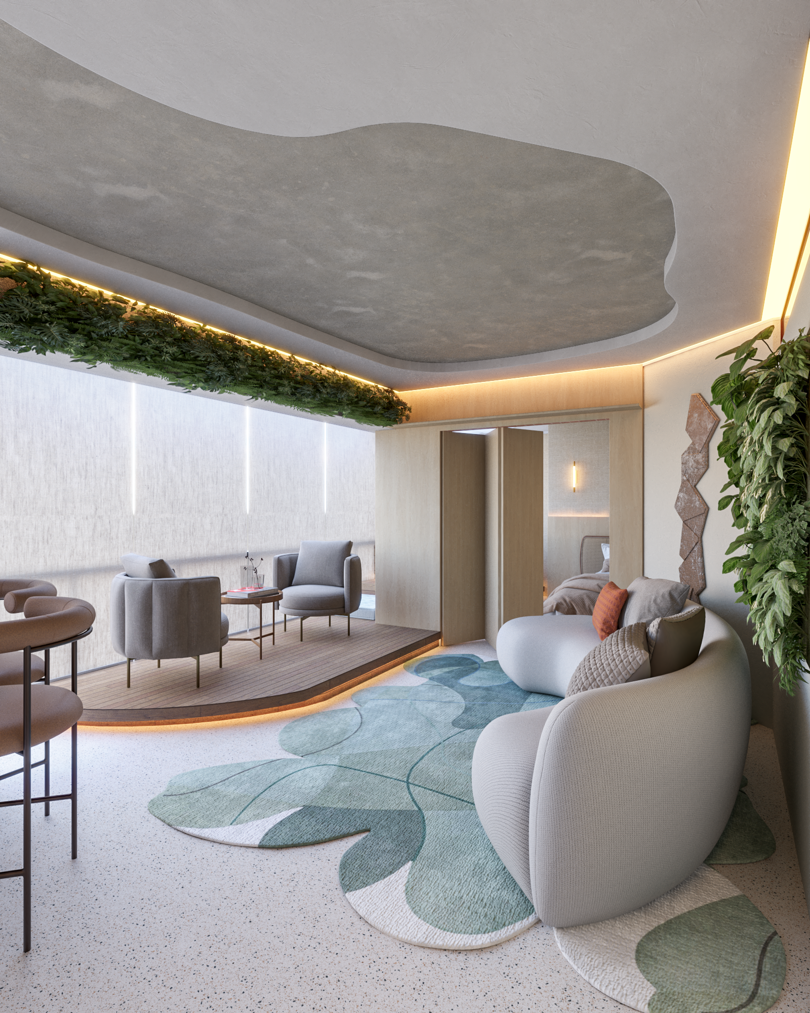 Projeto de Sala e Cozinha - Fell Penteado Arquitetura